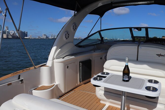 Private 4 Hours Sea Ray 34 Foot Yacht Rental in Miami - What the $699 private yacht rental includes