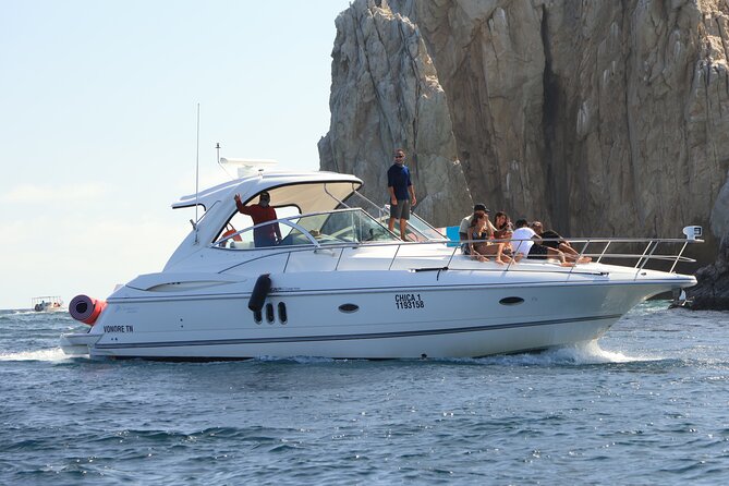 Private 42-foot luxury yacht tour in Los Cabos - Starting at D Dock in the Cabo marina
