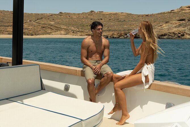 Private 5-Hour Cruise on Ultra Luxury Brand-New Yacht in Mykonos (Nevma) - Super Paradise is the main water stop