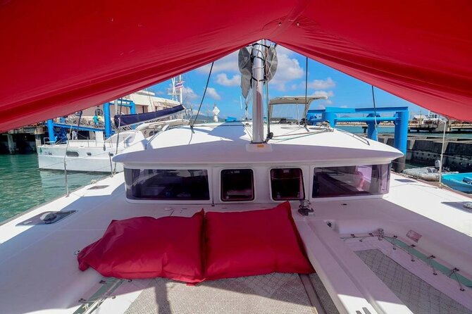Private Catamaran Yacht to Maiton and Coral with sunset cruise - Weather, cancellation, and booking caution