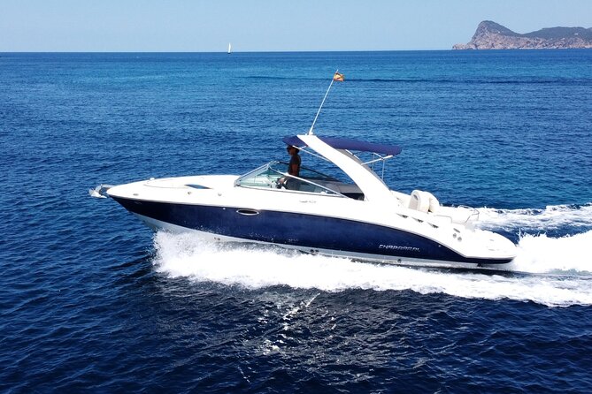 Private Charter 30ft Sports Yacht - Cala Bassa: turquoise water and a natural swimming stop