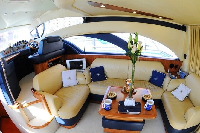 Private Charter Yacht: Dubai Marina, Atlantis And Burj al Arab - The boat, crew, and onboard comforts