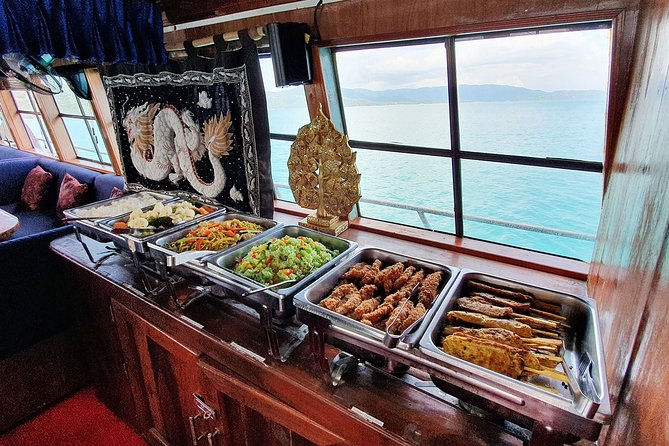Private Full-Day Red Dragon Yacht for Snorkeling Koh Tan & Visit Pink Dolphin - The Morning Run Toward the Five Islands