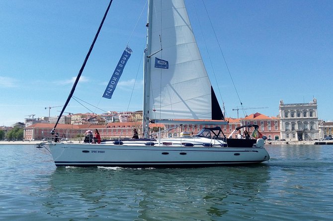 Private Lisbon Sailing Cruise on Sailing Yacht - Belem Tower and the Discoveries Monument from the river