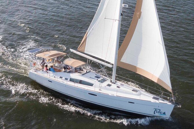 Private Luxury Sunset Sail on the 50ft Sailing Yacht Fate BYOB - A possible approach toward Fort Sumter