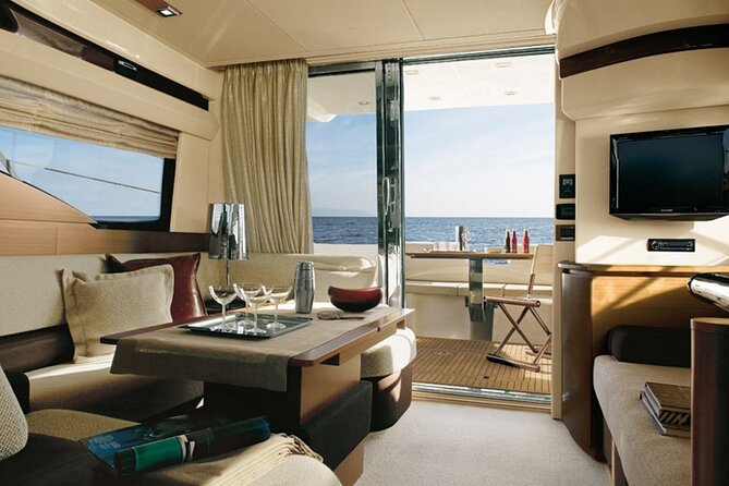 Private Motor Yacht Cruise with BBQ, Open Bar & Transfers - Thirassia: the longest swimming break