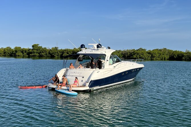Private PADDLE-BOARD and YACHT Adventure - The yacht ride across Biscayne Bay