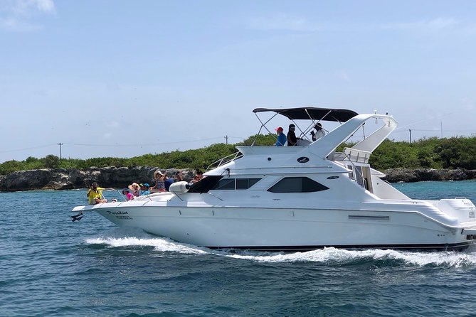Private SeaRay 47ft Yacht Rental Cancun 23P6 - Snorkeling, Swimming, And The Playa Norte Stop