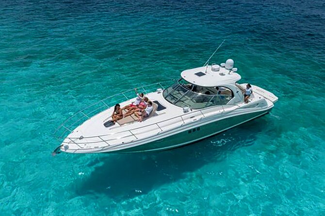 Private Tour of Cancun to Isla Mujeres by 45-foot Yacht. - Ceviche, lunch, and drinks on board