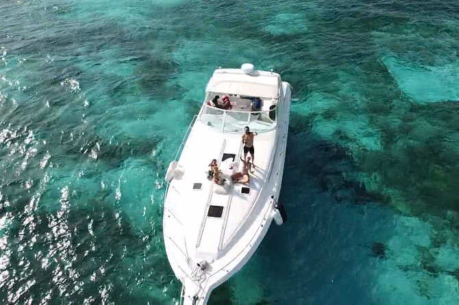 Private Yacht 46ft Sea Ray Snorkel up to 15 pax 23P2 - Four hours to Isla Mujeres and Playa Norte
