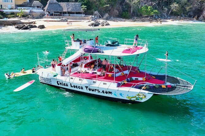 Private Yacht Charter on ChicaFun 1 Waterslides all inclusive - A private day on Banderas Bay