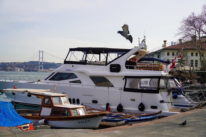 Private Yacht Cruise on Bosphorus - Ortakoy Mosque, the first bridge, and the city’s social side
