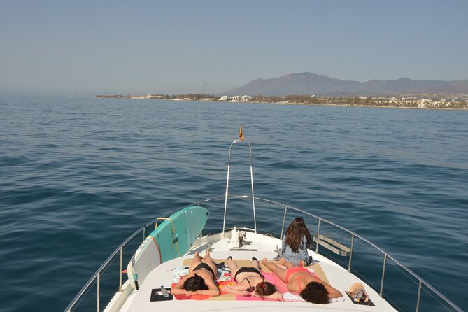 Private Yacht Sailing along the Marbella Coast - Skippers, Music, Drinks, and the Human Touch