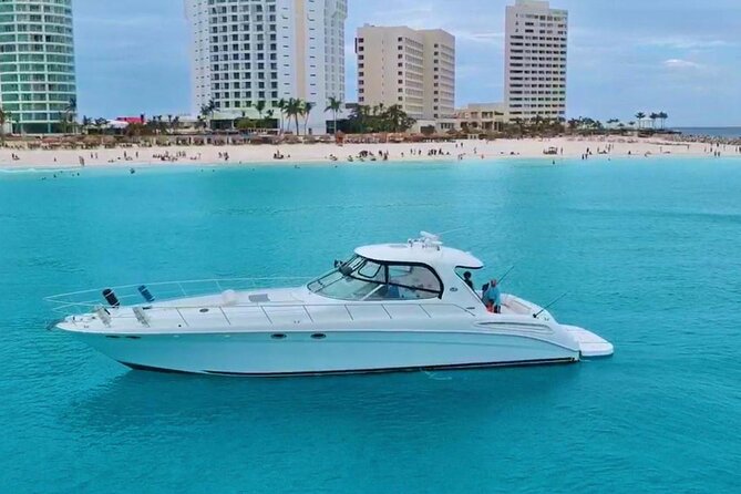Private Yacht SEARAY SUNDANCER 60ft up to 20 pax 23P1 - Starting at Sunset Marina in Cancun’s Hotel Zone