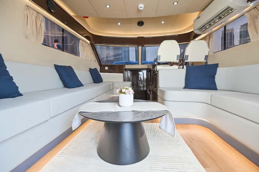Private Yacht Tour with Marina, JBR, Atlantis & Palm Views - Starting at Dubai Harbour and entering Dubai Marina