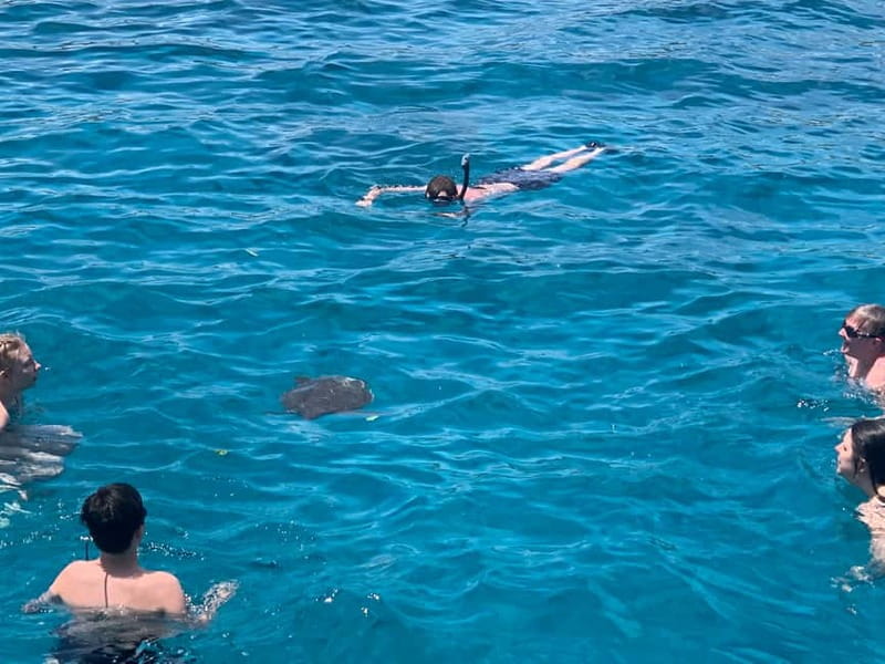 Protaras: Luxury Yacht Cruise with slide, BBQ Lunch & Drink - Fig Tree Bay and the Cape Greco coast