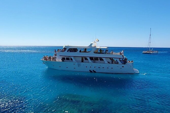 Protaras: St Georgios Presidential Cruise BBQ & 1 drink. 16+ - Leaving Protaras Pier and looking toward Famagusta