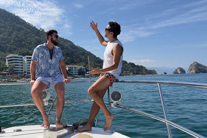 Puerto Vallarta: Private Luxury Yacht Sunset Cruise with Open Bar - The 1.5-hour run to Los Arcos