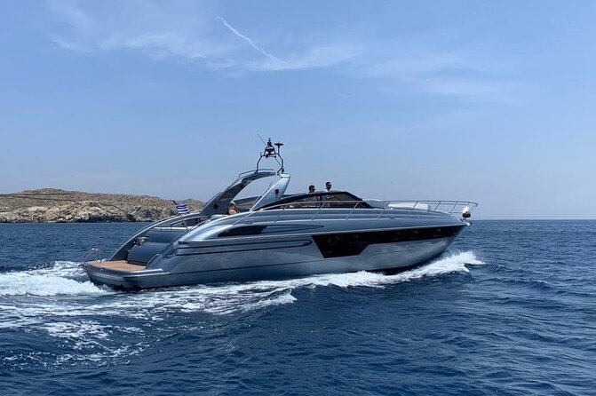 Rent a Yacht at Mykonos Princess V55 - Delos, Rinia, and the view across the water