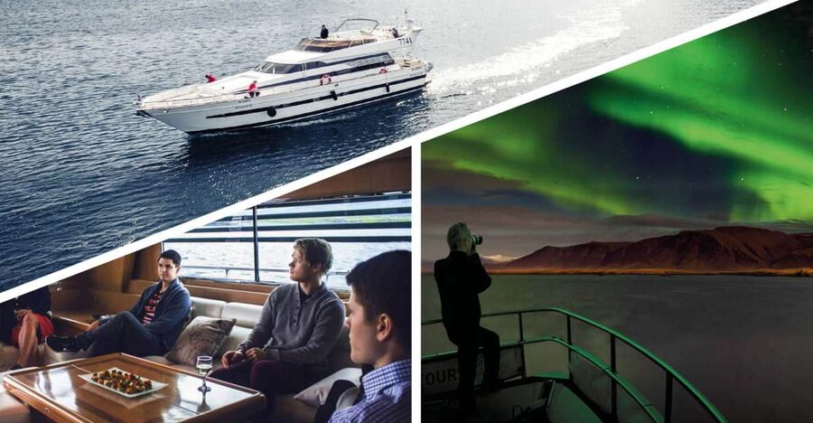 Reykjavik: Northern Lights Motor Yacht Cruise - Into Faxaflói Bay for the aurora