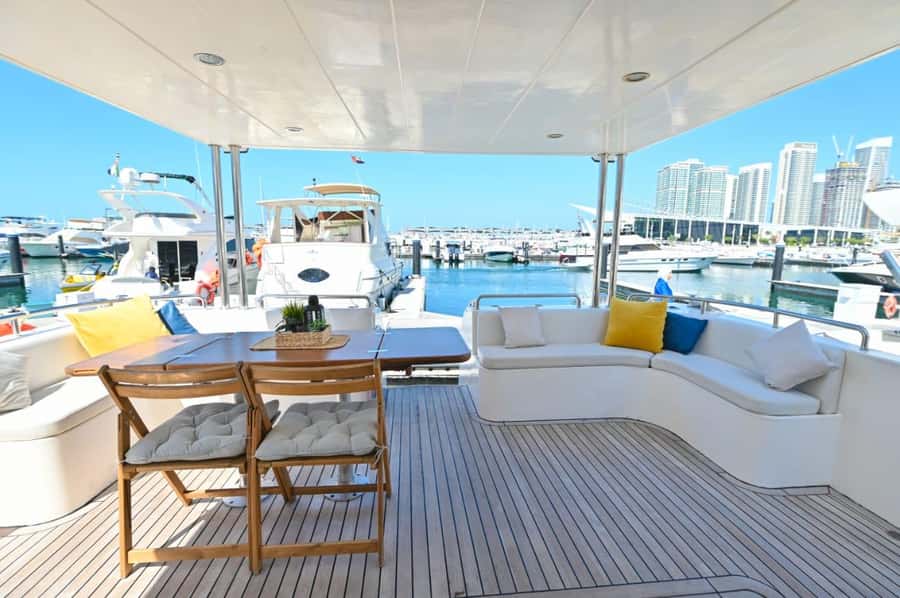 Romantic Dinner on Private Yacht - Dubai Marina from the water