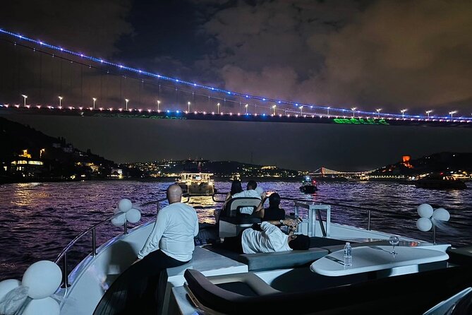Romantic Night Cruise Live Violinist - Galata Tower and the return past Galata Bridge