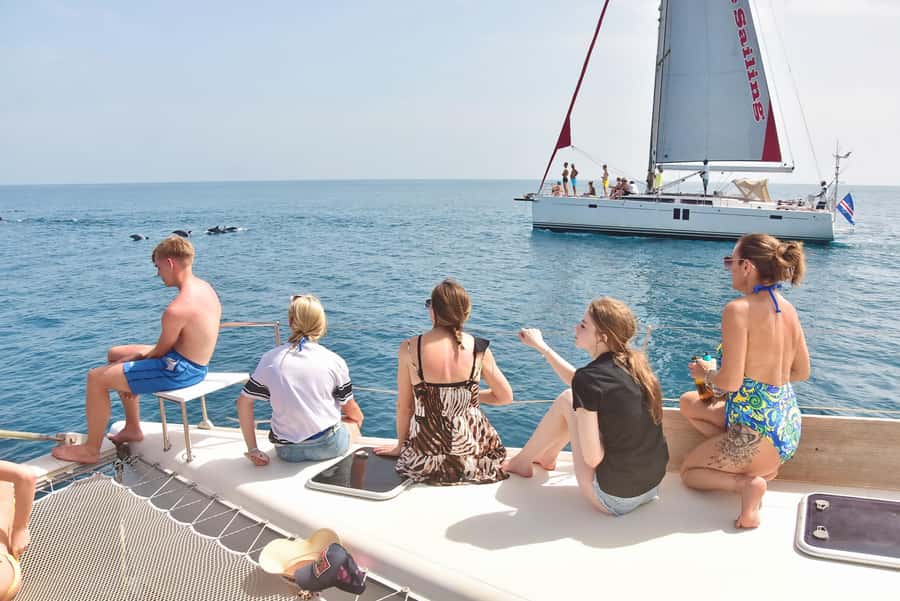 Sal, Cape Verde: Half day on Cuba Libre sailing yacht - Meeting the yacht at Bikini Beach