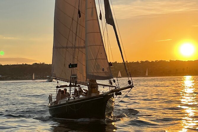 San Diego Bay Private Sailing Experience Aboard Classic Yacht - What you see from the Maritime Museum to the USS Midway