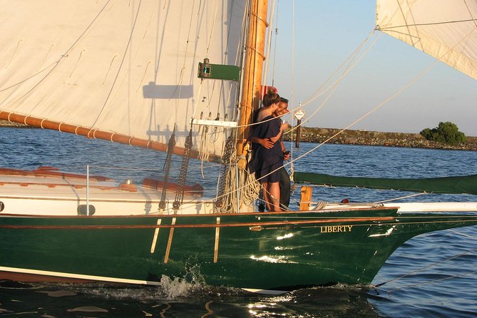 San Diego Bay Sail Aboard a Vintage Yacht Beer and Wine Included - Meeting Liberty and getting ready to sail
