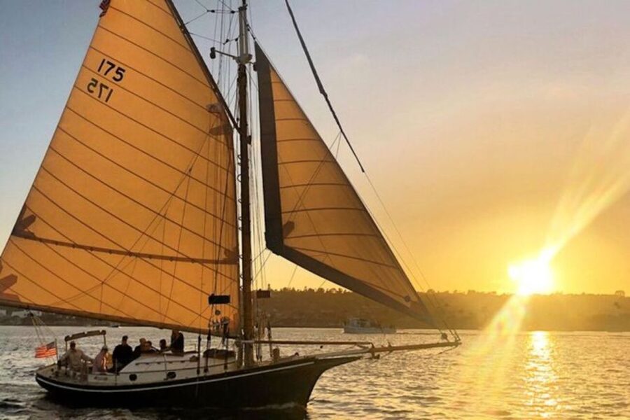 San Diego: Classic Yacht Sailing Experience - A captain-led lesson, not a silent cruise