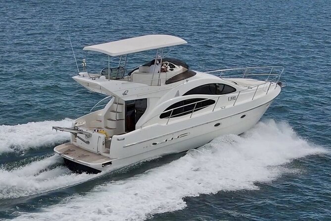 Santorini Caldera: Private Flybridge Yacht Experience - Palea Kameni adds a scenic passage