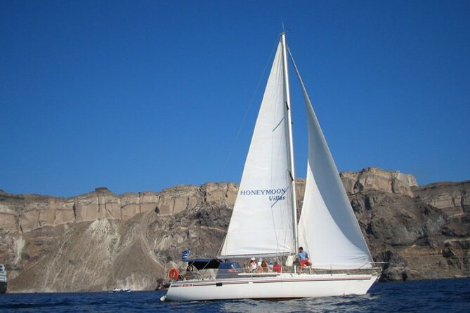 Santorini Oia: Private Sailing Yacht Cruise with Meal and Drinks - Key points to know before sailing