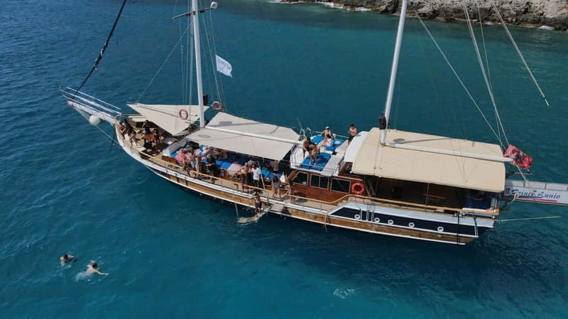 Saranda: Discover Secret Bays with Prince Ennio Yacht Tour - Leaving Saranda and following the Albanian Riviera