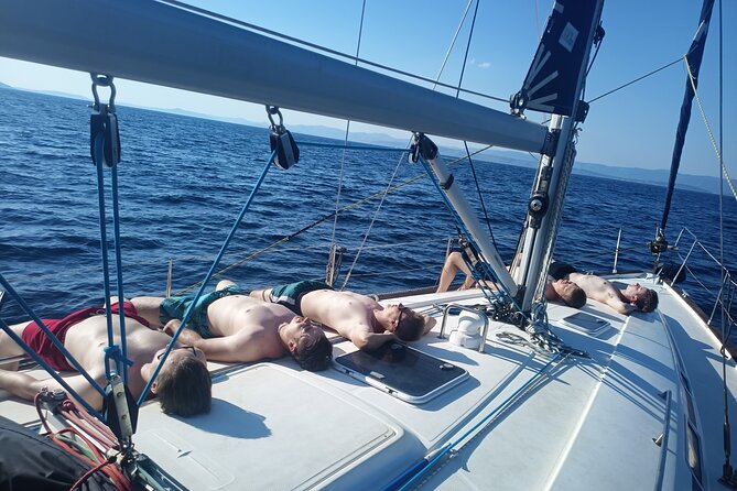 Split: PRIVATE Full-Day Sail Yacht Cruise - Per group (up to 12)! - Choosing the afternoon bay near Brač and Šolta
