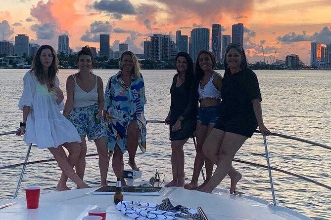 Sunset and Night Cruise of the Miami Bay Skyline on a Yacht - The small-group setting and the onboard mood