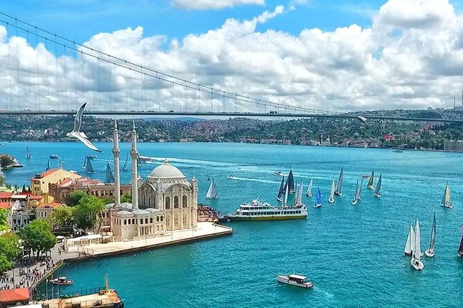 Sunset Bosphorus Yacht Cruise with Golden Horn - Ortaköy and the changing evening light