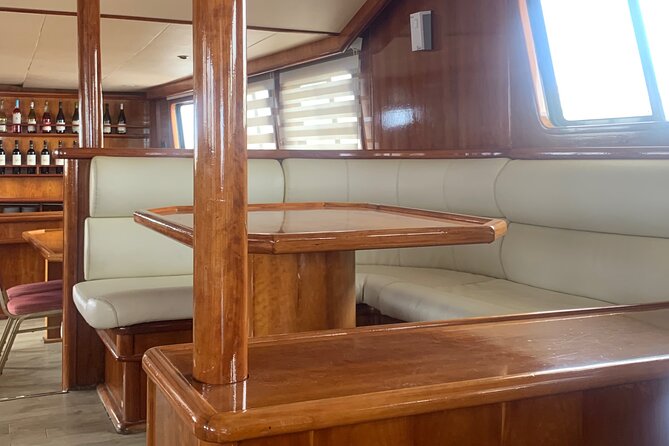 SUNSET LUXURY YACHT Protaras - HUGE slide - BBQ - 1 free drink - What the price really includes
