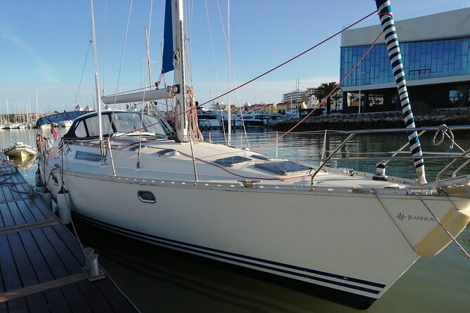 Sunset on a Luxury Sailing Yacht from Vilamoura (Max 12 Guests) - Leaving Vilamoura Marina for the open coast