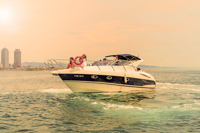 Sunset yacht ride in Barcelona + snacks and drinks - Leaving Olympic Port at 7:00 pm