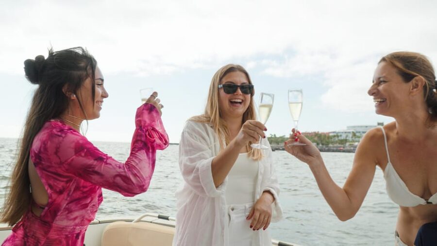 Tenerife: Shared Yacht Cruise with Champagne and Tapas - Tapas, bubbles, and a practical lunch