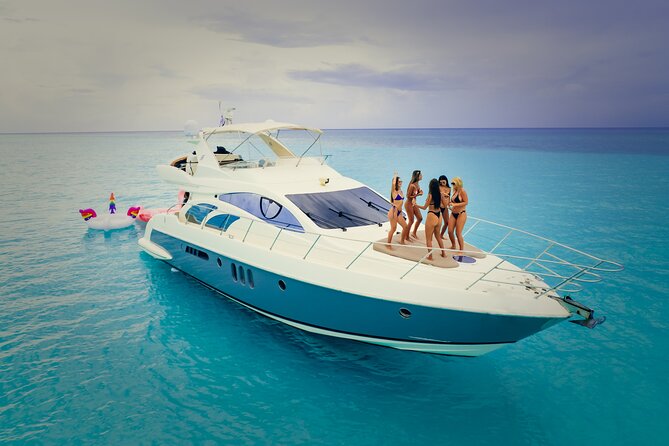 Tulum All Inclusive 4h – Luxury 58' Azimut Yacht - Snorkeling in the Warm Caribbean Water