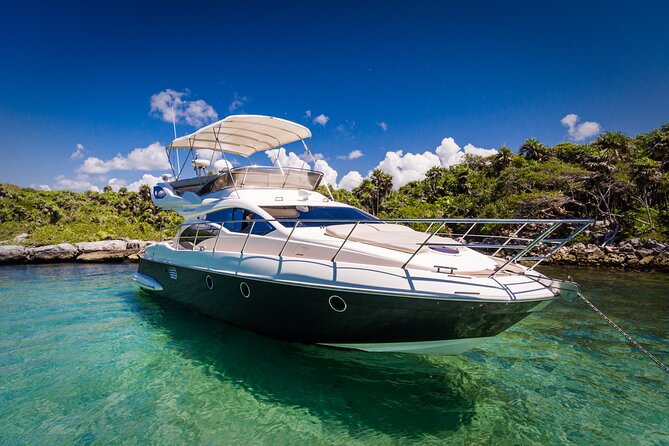Tulum Luxury Escape – 4h All Inclusive on 43' Private Yacht - Snorkeling in the Mexican Caribbean Reef