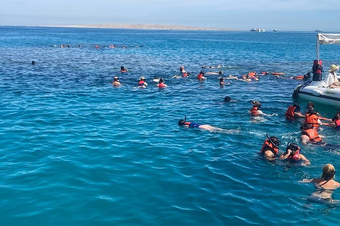 VIP Luxury yacht Snorkeling &Discover Orange Bay island _hurghada - A small group, but not a private tour
