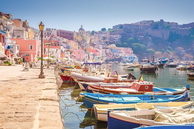 VIP Yacht Escape from Rome to Naples Island Gems Ischia & Procida - Procida: Pastel Houses and Fishing Boats