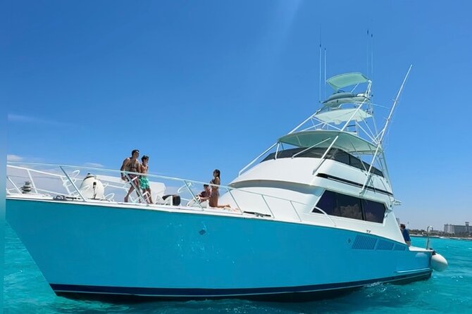 VIP YACHT up to 28 passengers - Isla mujeres snorkel - Key details before you book