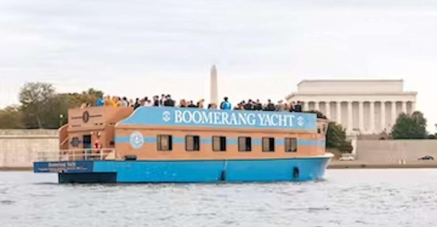 Washington, DC: Potomac River Yacht Cruise with Open Bar - Boarding a Double-Decker Party Yacht