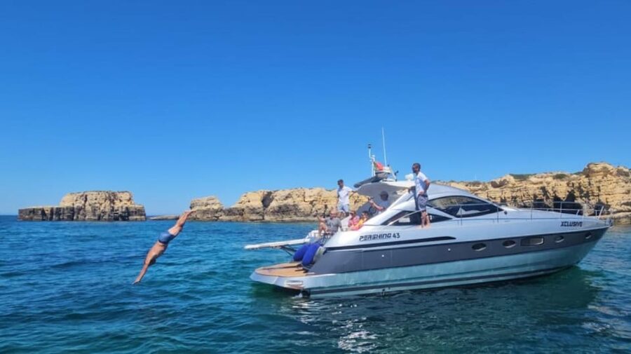 Xclusive Luxury Yacht Albufeira - Swimming, paddle boarding, and snorkeling