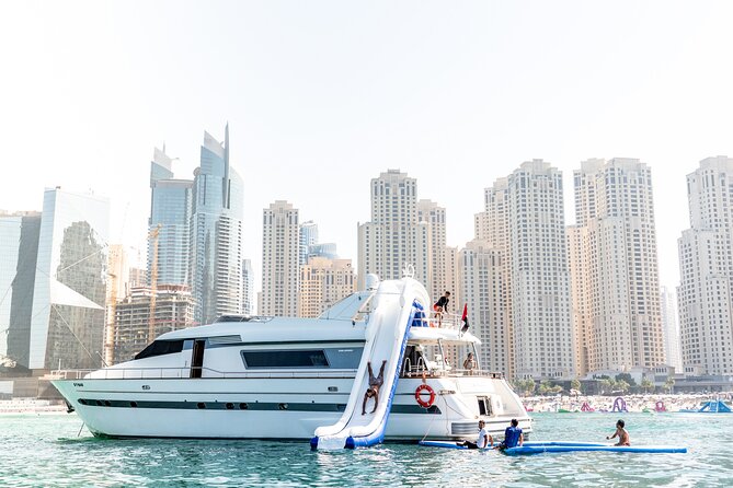 Yacht Cruise & Swimming, Snorkeling with Live B.B.Q Lunch - Anchoring in Front of JBR