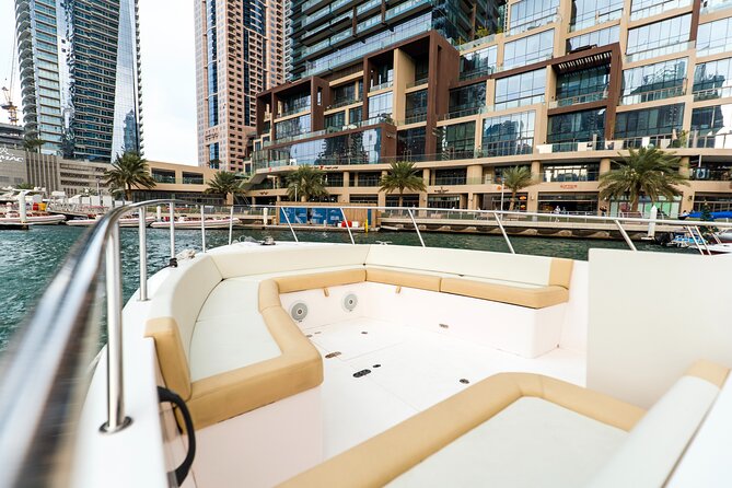 Yachting in Dubai: Book 36 ft Yacht Charter up to 10 people - Passing Burj Al Arab by yacht